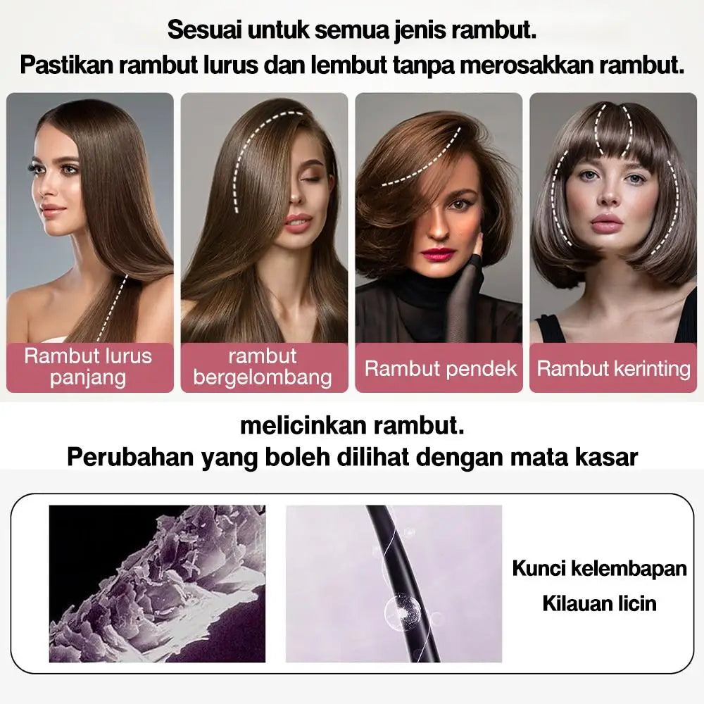 Brosse lissante