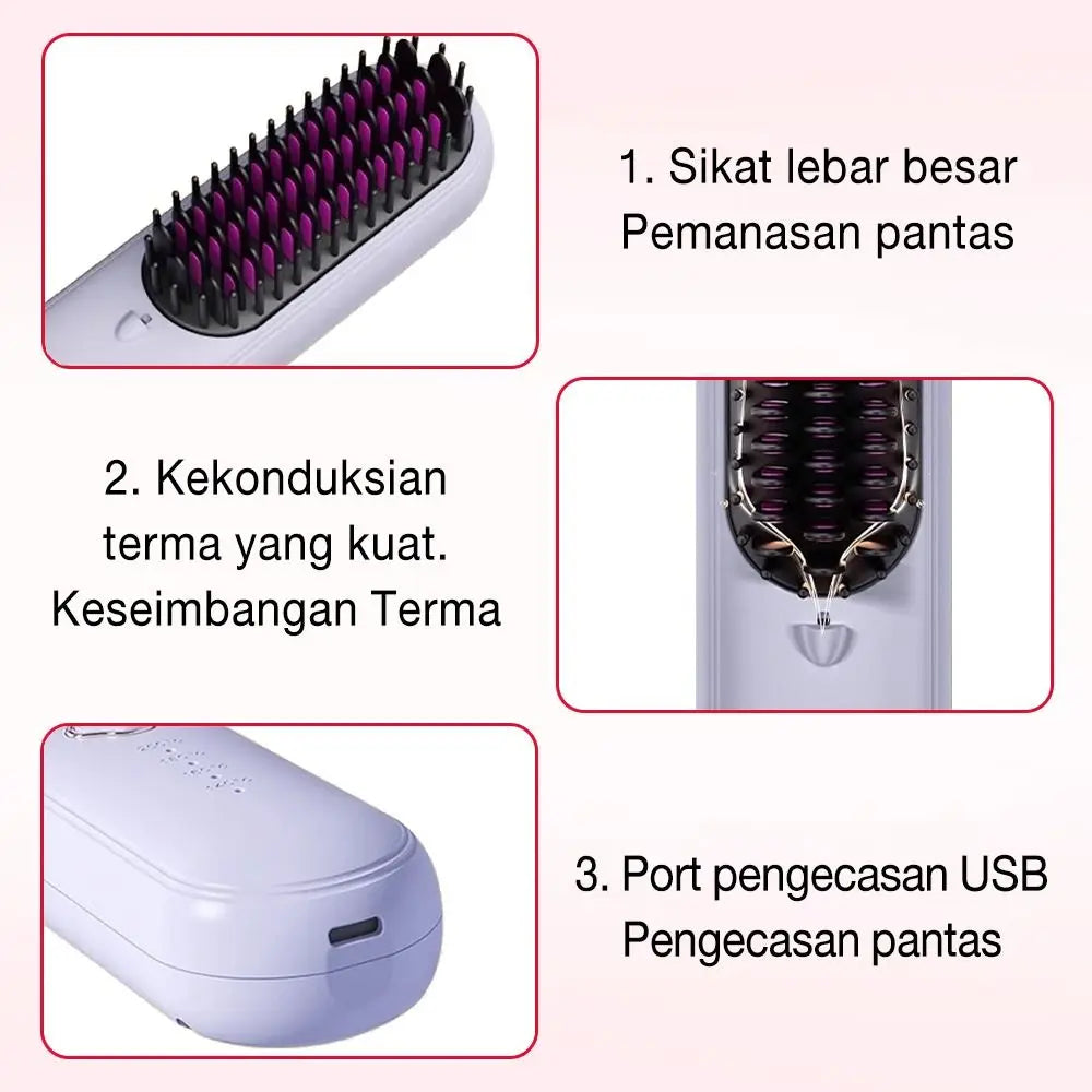 Brosse lissante